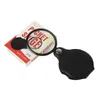 Portabel mikroskop Magnifier Loupe 60mm 50mm diameter 5x Rund förstoringsglas MG86034 W Black Cover med detaljhandelspaket