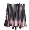 15pcs professionell make up penslar uppsättning foundation blusher pulver ögonskugga blandning ögonbryn makeup borstar