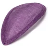 Fashion Teardrop Sinamay Fascinator Millinery Baza DIY Craft Kapelusz Dokonywanie Materiał Beanie Akcesoria Pure Color B066