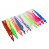 50 pcs 12 cm En Plastique Souple Poulpe Leurres De Pêche Pour Jigs Couleur Mixte Lumineux Silicone Poulpe Jupe Artificielle Jigging Bait298g