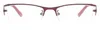 Metalowa Pół Rim Okulary Kobiety Okulary Ramki Okulary na receptę na Myopia i czytanie soczewek