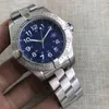 12 Styles Watches Men Number Marker 1884 Titta på Blue Seawolf Automatisk mekanisk rostfritt stål Avenger Mens armbandsur254u