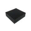 Schmuck-Anzeigen-Armband-Armband-Ketten-Box Koffer Schmuck Organizer Box Black Leatherette 9 * 8.7 * 3cm 2ST