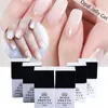 10 ml Geboren Mooie Opaal Jelly Gel Witte Soak Off Manicure Nail Art UV Gel Poolse vernis 5pcs / lot