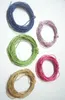 50 metrów / partia 1mm kolory mieszane bawełna woskowane ustalenia przewodów Komponenty do DIY Craft Jewelry WC0