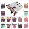 15pcs professionell make up penslar uppsättning foundation blusher pulver ögonskugga blandning ögonbryn makeup borstar