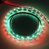 5M WS2811 DC12V 48LEDS / M RGB Adressble LED Strip Digital Tape Svart PCB Vattentät IP67 SMD5050 Pixlar Strips Flexibel LED TUBE Pixel Light