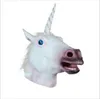 Rolig Cosplay Animal Head Mask Halloween Full Face Masks Party Costume Theatre Prop Novelty Latex Rubber Horse Head Masks