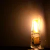 Dimable G4 LED 12 V / DC COB Light 2W 4W Żarówka LED Lampy żyrandolowe Wymienić światła halogenowe 100 sztuk / partia