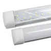 25 Pack 72W T8 LED Tüp 8ft Çift Sıralar Entegre Işıklar Ampuller 2400mm 2.4m AC85-265V 7200LM LED Dükkan Işığı