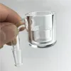 25mm 3mm Dikke Quartz Banger Insert Thermische Kom Nail met 10mm 14mm 18mm Duidelijke Joint 25mm Platte Bucket Quartz Insert Nagels