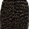 Темно-коричневые бразильские кудрявые девственные волосы, лента для наращивания человеческих волос, 100 г, 40 шт., афро, кудрявые, вьющиеся, бесшовные волосы с утком кожи 1736394