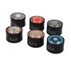 30 / 50mm 3D flor Triturador de Tabaco Mão Fumar Moedores Herbal Spice Herb Grinder Crank Crusher Muller