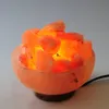 salt light lamp Large 7" Round 9-10 pound Fire Himalayan Bowl With Dimmer Cord