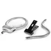 Lampes de table Lampe de bureau LED Loupe Pince avec clip bras flexible blanc