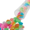 Perles décoratives en pierre de gravier pour votre fantastique jardin ou cour 100pcs / pack Glow in the Dark Pebbles Stones pour Walkway Huit couleurs