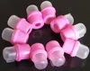 10pcs أظاف طلاء الأظافر المزيل Soakers Soakers Salon Diy Diy Acrylic UV Gel Cap Tool بدون Pox Opp Package Pink for Nail Art Supply240f