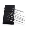 Gratis frakt 8PCS Professionell Blackhead och Blemish Remover Kit Blackheads Extractor Comedone Extractors Blemish Case med spegel