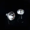 25mm 30mm Rhinestone Book Case Wine Cabinet Watch TV Table Knobs drar Silver Clear Crystal Kitchen Cabinet Skåpdörrhandtag