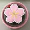 Moda Applique Sakura Ferro no Remendo Adesivos Bordados Emblema Motivo Roupas Emblema Dos Desenhos Animados