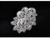 Nouveau Broche De Mariage Bouquet Broche En Gros grande fleur en argent vintage Broches En Cristal Autrichien Mode Hot Big Broach gratuit DHL