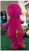Costume de mascotte de dinosaure Barney direct d'usine Personnage de film Costumes de dinosaure Barney Déguisement Taille adulte Vêtements S248g