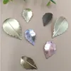 Boyute 100pcs 7 färger 10 * 17mm 16 * 25mm Hot Sale Leaf Charm Metal Mässing Scrapbooking Stämpling DIY Smycken Tillbehör