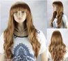 Maid Cosplay Long Black Fashion Wavy Curly Wig / Hair Free Shipping