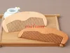 300pcs/lot Engraved Your Logo Natural Peach Wooden Comb Handmade Straight Pocket Wooden Beard Combs Custom 11*5*1CM