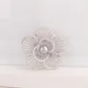 Vintage Rhinestone Broszka Pin Flower Brooches Bukiet Biżuteria Wedding Corsage for Bridal Wedding Invitation Costume Party Dress Pin Prezent