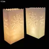 Bröllopsdekoration DIY Manual Pappers Lantern BBQ Party Festival Decoration Candle Candle Bag med ljus 15 * 9 * 26cm