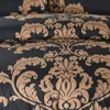 Biancheria da letto intera rossa nera bianca Copripiumino king size in stile europeo Biancheria da letto Edredon China Bedding Kit259n