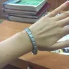 Neue Mode Frauen -Männer Schmuck Silber verplattet 316L Edelstahlarmband Armband Heiße Herdpflege Magnetische Armbänder Linkkette Geschenk