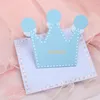 Mini Cartes de voeux Cartoon Cartoon pour la décoration de fête d'anniversaire Craft Craft DIY FAVE DOUCHE DE BABY KID PRINCE PRINCESSE