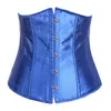 Goth Underbust Corset Copses Corsets Corsets Bustier Kopcet Kapcet Top S2XL BlackRedblueBeigePurple Color9195041