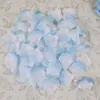 1000 pcs mode atificiella polyesterblommor för romantiska bröllopsdekorationer Silk Rose Petals Confetti Ny kommande färgglada