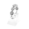 Moda intercambiabile 12mm snap bracciali gioielli braccialetti vendita calda argento rame zenzero snap bracciali per 18-20mm zenzero scatta