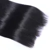 Wefts Pre Plucked Brazilian Straight Hair Weaves With 360 Full Lace Frontals Closures Virgin Human Hair With Bady Hair