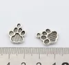 Paw Print Alloy charm Pendants 200Pcs/lot Antique silver Fashion Jewelry DIY Fit Bracelets Necklace 12*15mm