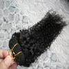 Fasci di tessuto Fasci di tessuto per capelli brasiliani vergini di capelli umani neri 100 g Fasci di tessuto per capelli ricci crespi brasiliani yvonne 1 PZ