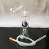 Multi-Flower Honeypot Bongs Accessoires bevatten geen elektronica, unieke oliebrannen glazen bongen buizen waterleidingen glazen pijp olie rigs s