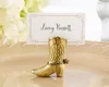 20pcs Gold High Boots Name Number Menu Table Place Card Holder Clip Wedding Baby Shower Party Reception Favor