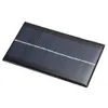 BCMaster 6V 1W panneau d'alimentation solaire Module de système solaire maison bricolage panneau solaire pour batterie légère chargeurs de téléphone portable voyage à la maison