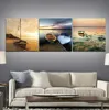 small fishing boat by the sea Frameless Paintings