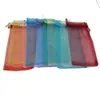 500 Piece 9 x 12 cm / Organza Gift Bags Wedding Jewelry Bags Jewelry Pouches, Pack of 100 One Color 5Pack / Lot