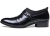 gorąca sprzedaż sukienka butów płaskie buty męskie Oxfords swobodny but czarny brązowy oryginalne skórzane buty rozmiar 38-44