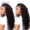 Deep Wave Human Lace Wigs Grade Brazilian Malaysian Virgin Soft Human Hair Lace Front Wig With Baby Hair Full Lace Wigs Bleached Knots