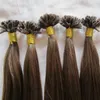 New U Tips Extensions Straight Keratin Hair 100G Human Hair Medium Brown 20 "22" 24 "26 Färg Valfritt Ali Magic Producer Pris