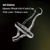 Wholesale Quartz Carb Cap Witchgirl Hat Cap Cap Banding Accessories Quartz BangerネイルMR_DABSで3mm 4mm 14mmおよび19mmオイルリグ