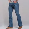 Partihandel-Mcckle Mens Jeans 2017 Nya mode män Jeans Denim Pant Fit Denim Flare Byxor Patchwoek Casual Wash Byxor Jeans Kläder